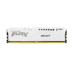Kingston FURY Beast - DDR5 - modulo - 16 GB - DIMM 288-PIN - 5200 MHz / PC5-41600 - CL40 - 1.25 V - senza buffer - on-die ECC - bianco